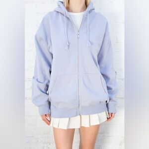 Brandy Melville Christy full-zip oversized hoodie